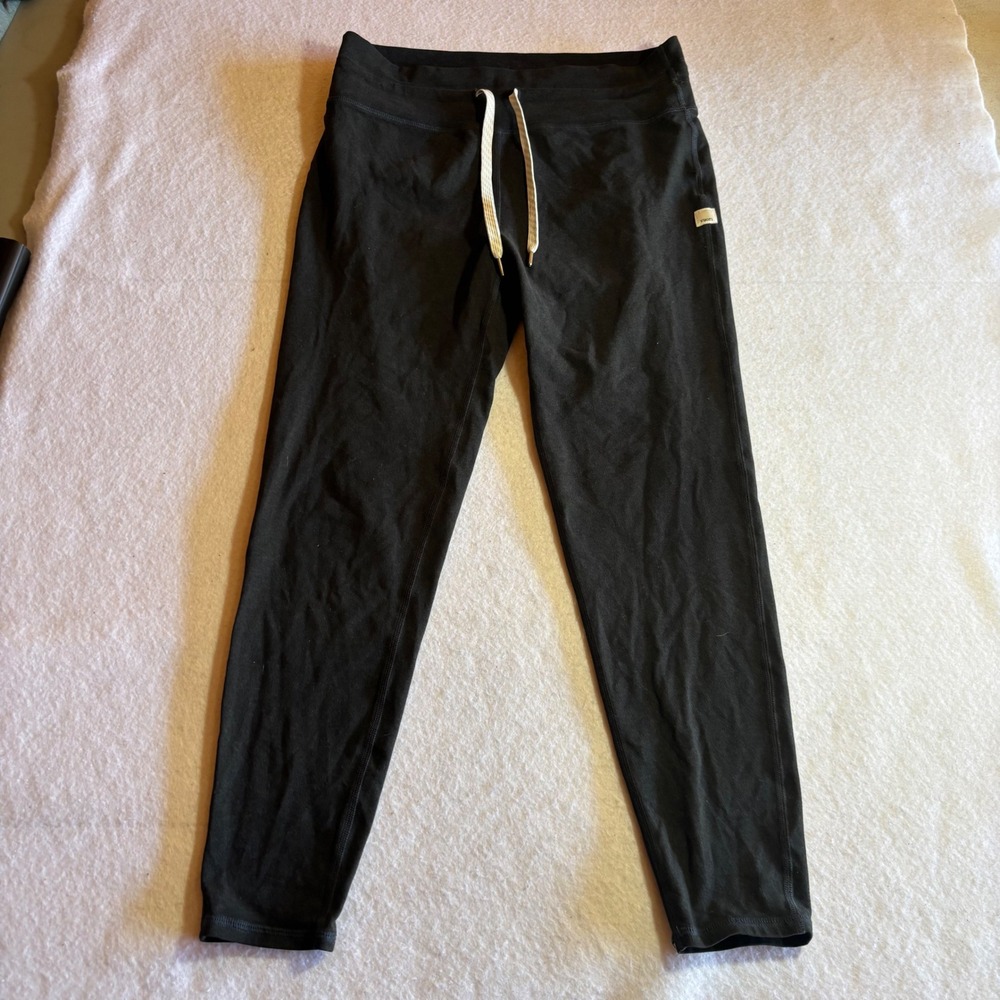Vuori Black Joggers Womens Drawstring Lounge Pants Athletic Workout Medium